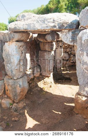 Part Of Talayotica Constructions Of Den Galmes Site