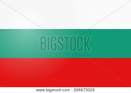 Flag Of Bulgaria - Isolated Vector. Web Background. Vector Illustration.