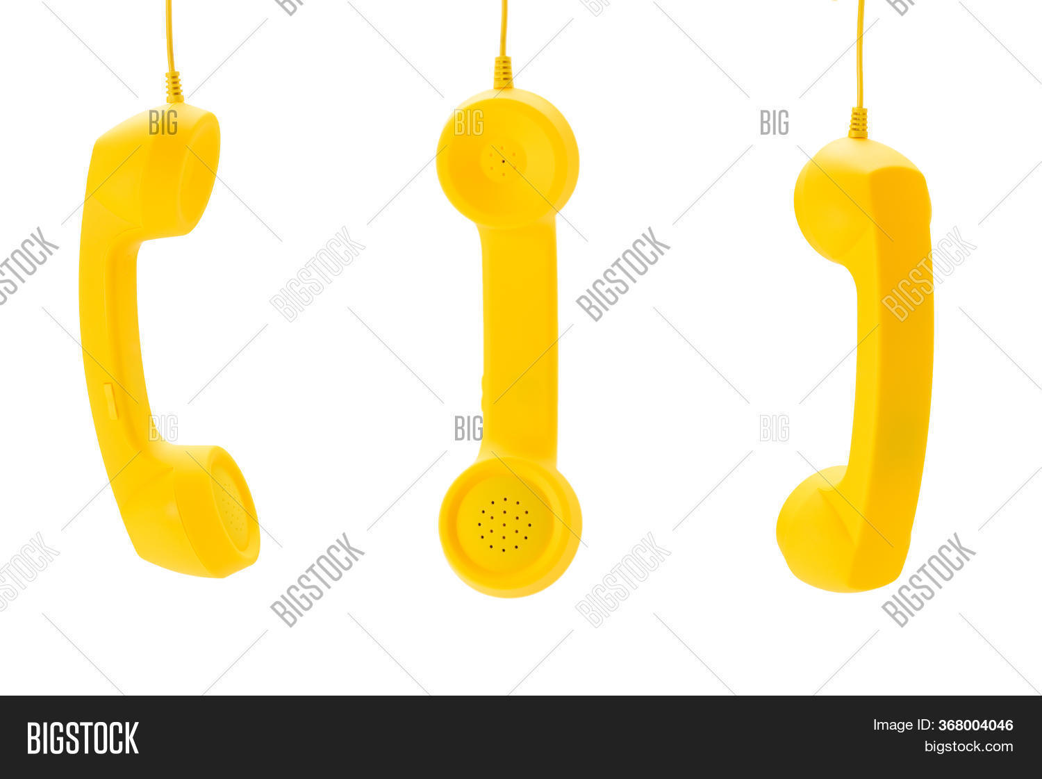 Yellow Handset Image & Photo (Free Trial) Bigstock