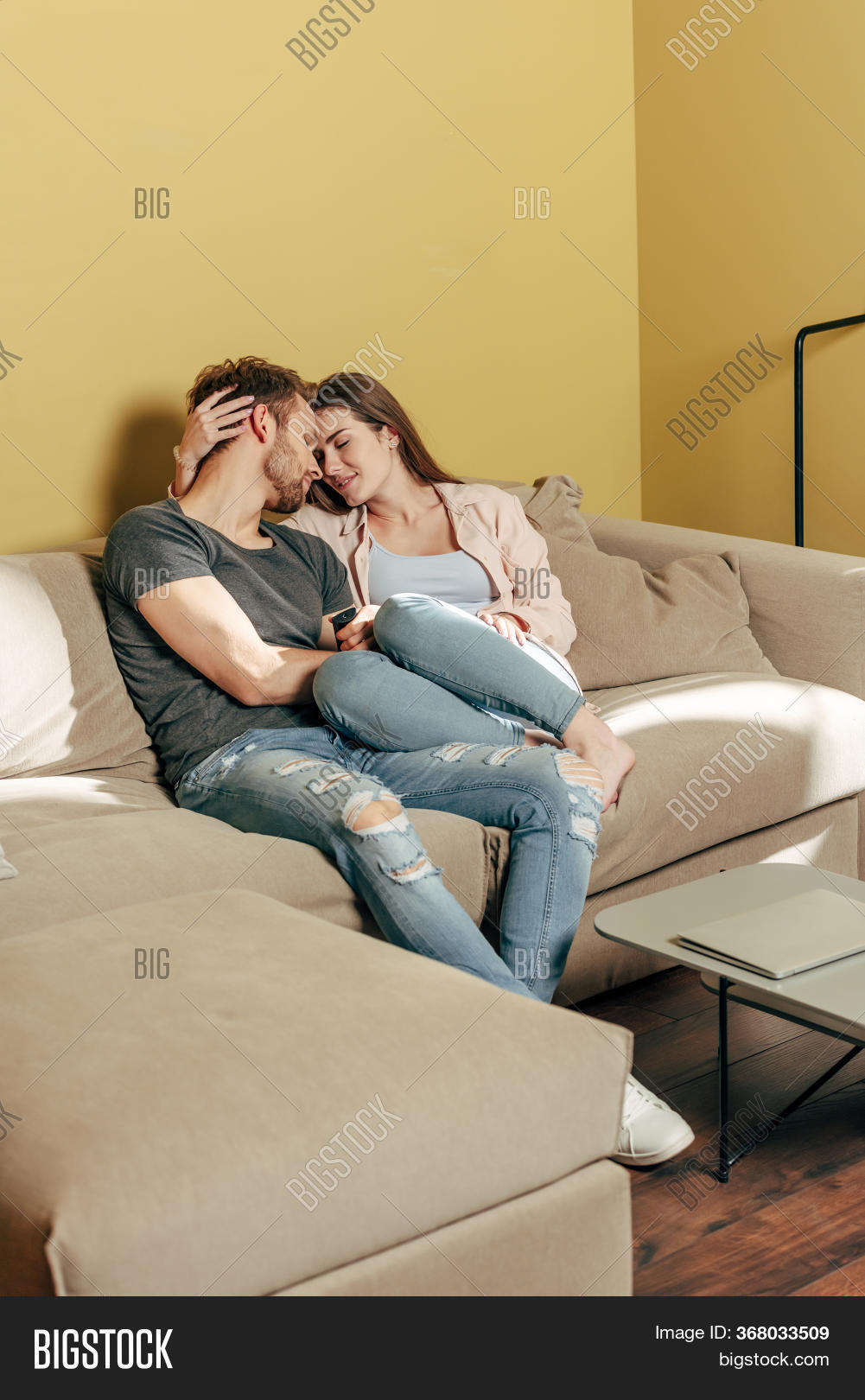 Couple Hugging Sitting Image & Photo (Free Trial) Bigstock