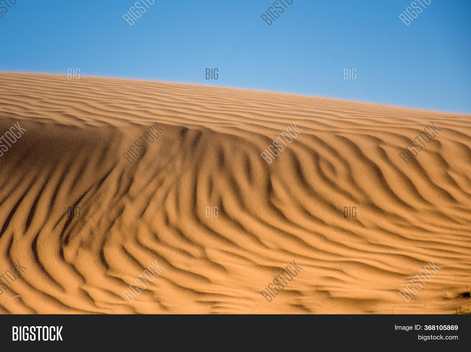 Blue Sand Ripple Ripple Sand Dunes Blue Image & Photo (Free Trial) | Bigstock
