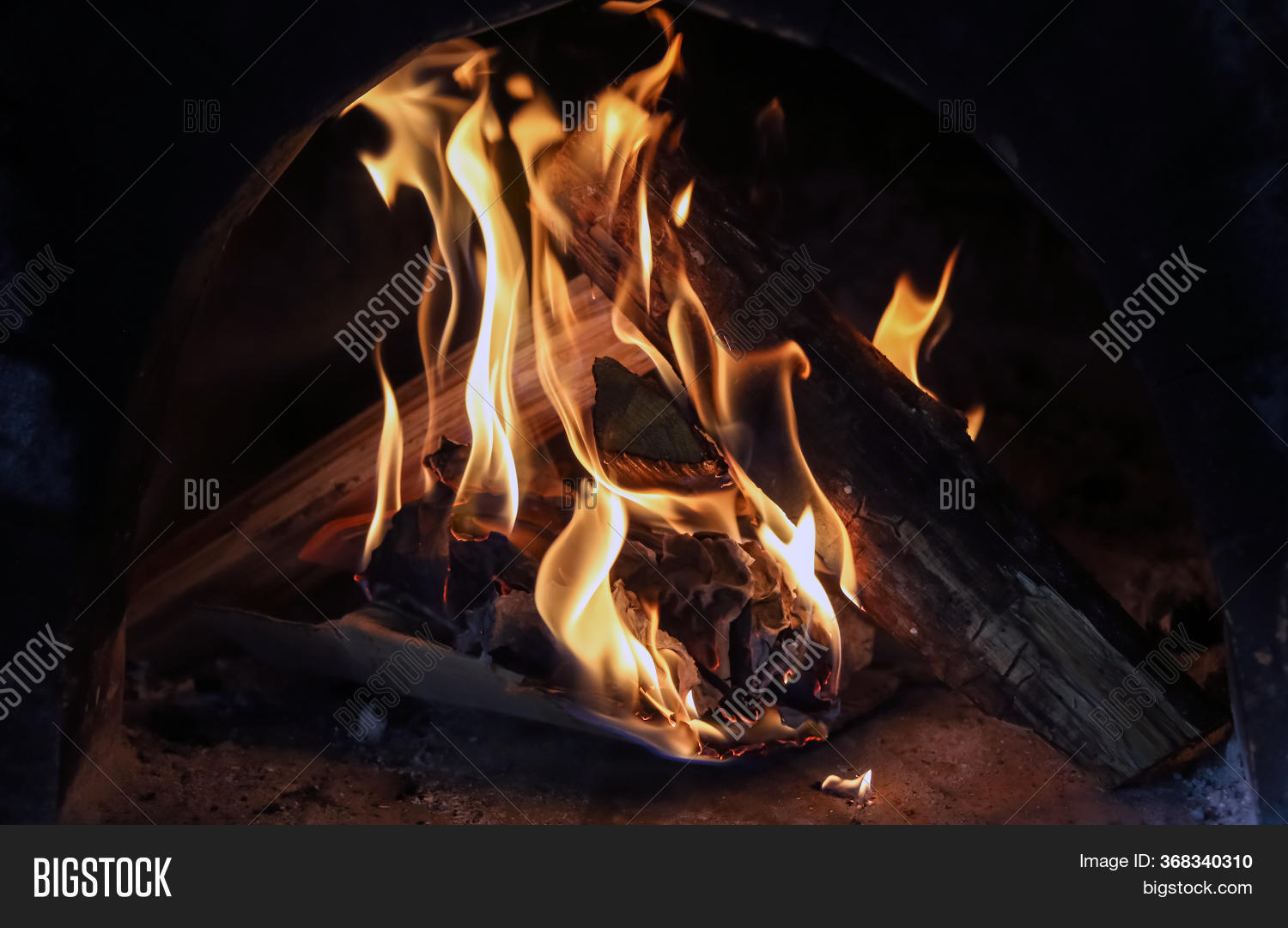 Firewood Burns Stove Image & Photo (Free Trial) Bigstock