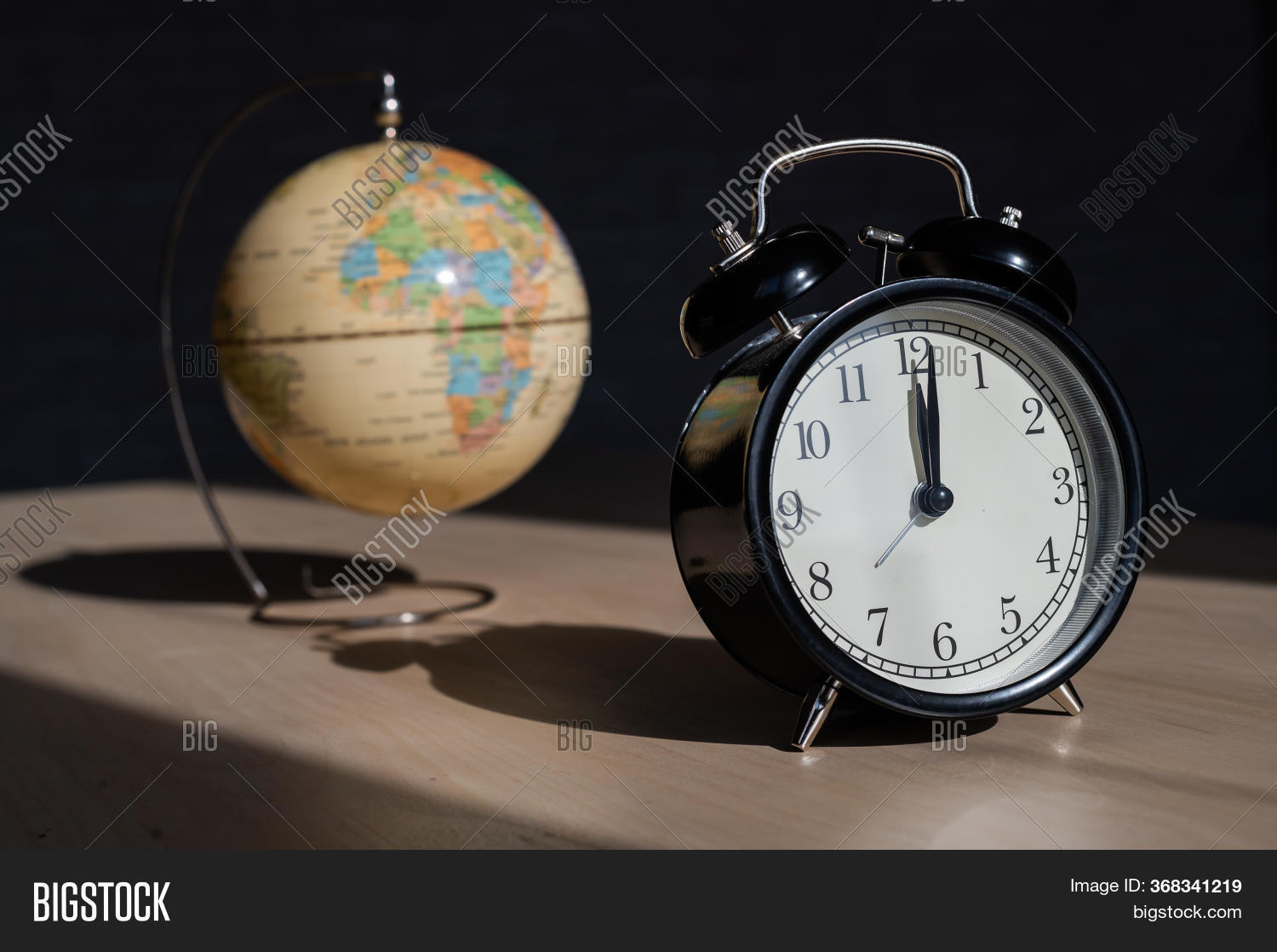 Alarm Clock Globe On Image & Photo (Free Trial) Bigstock