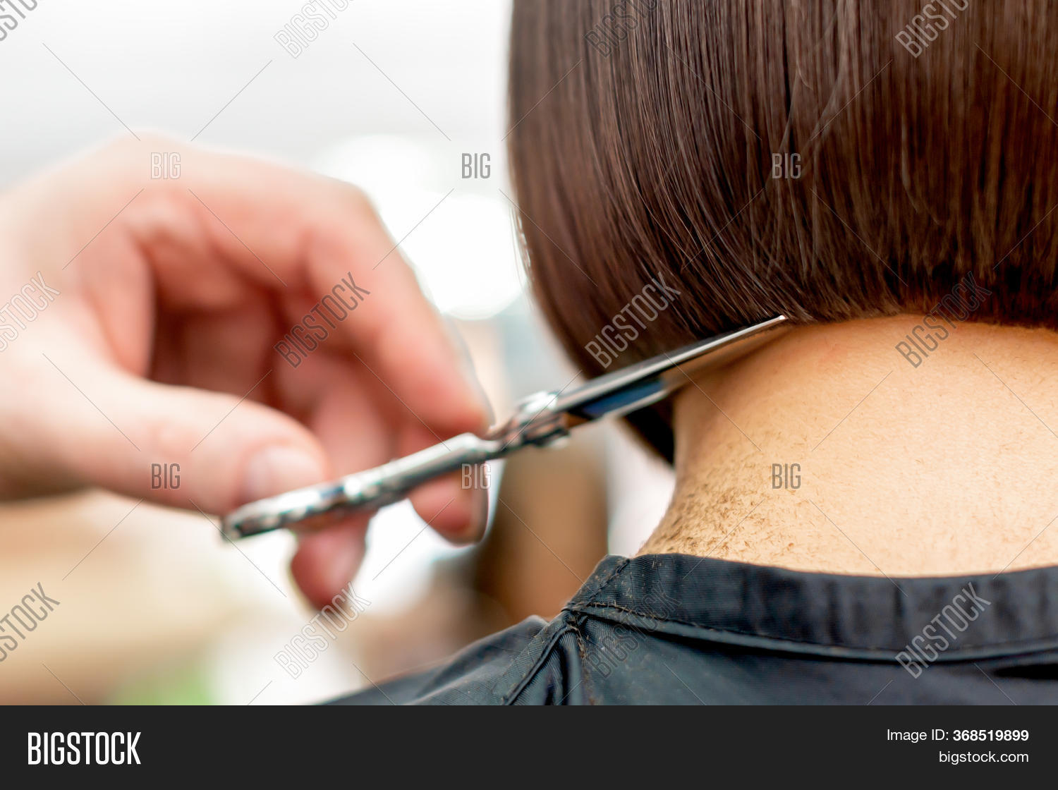 Hairdresser Cuts Hair Image & Photo (Free Trial) Bigstock