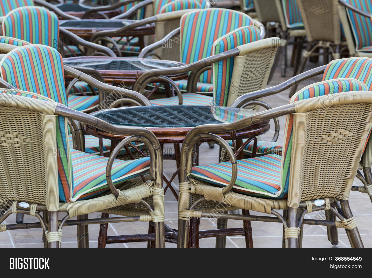 Rows Tables Chairs On Image & Photo (Free Trial) | Bigstock