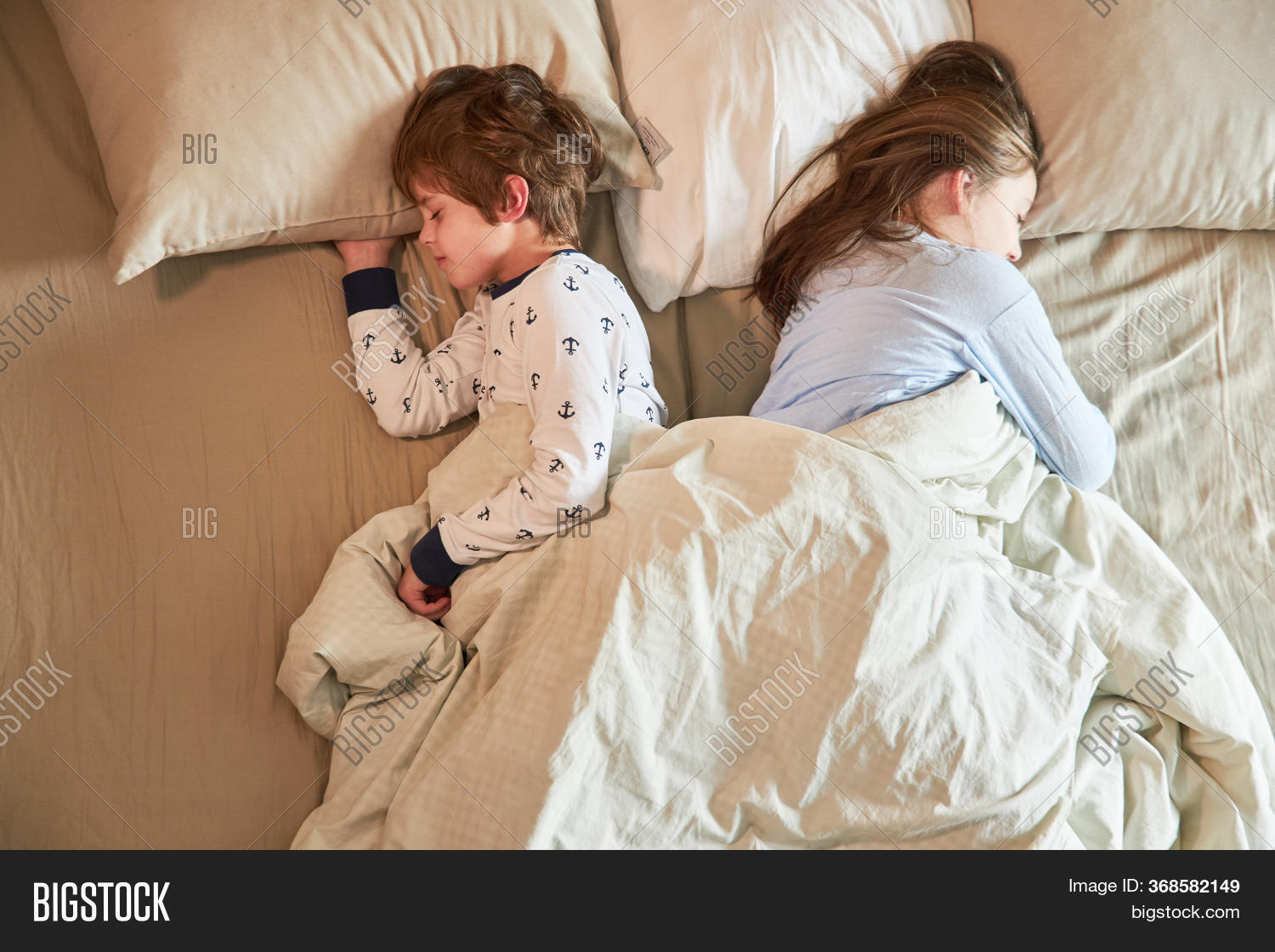 Sibling Children Sleep Image & Photo (Free Trial) Bigstock