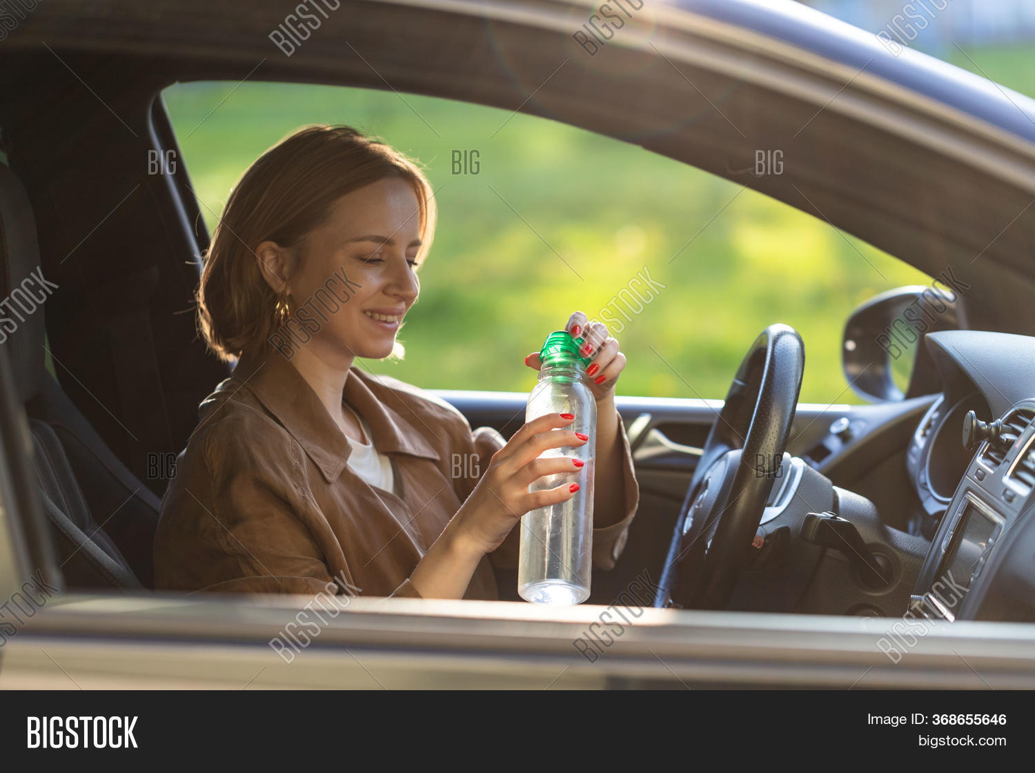 Woman Driver Drinks Image & Photo (Free Trial) Bigstock