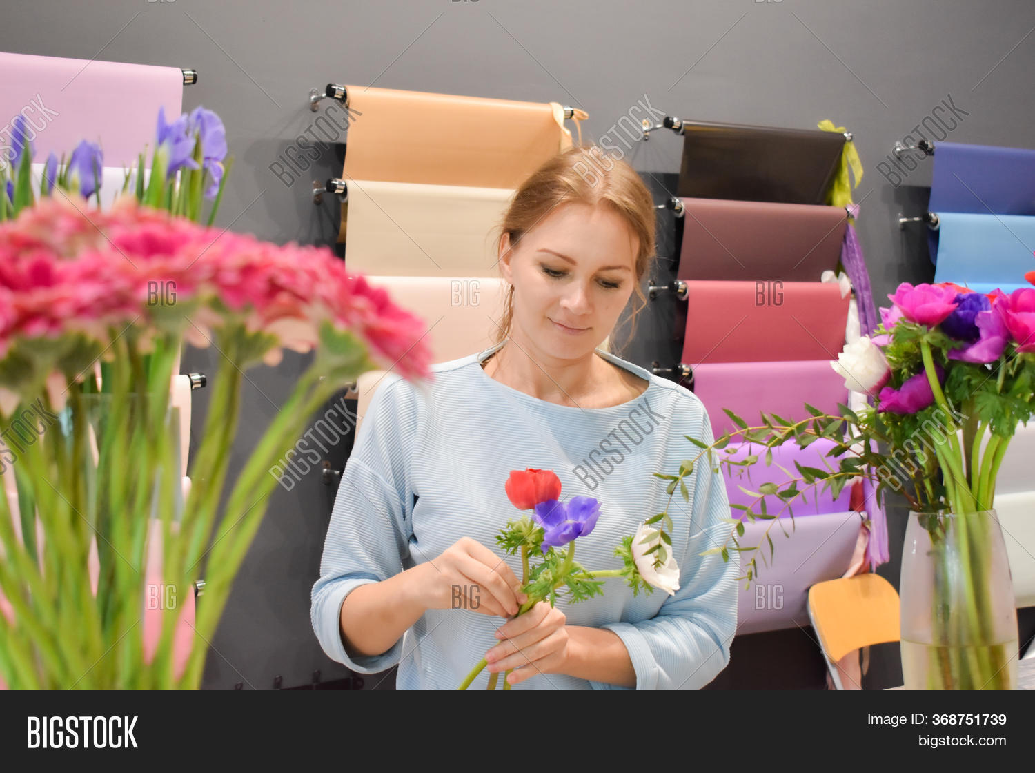 Florist Making Floral Image & Photo (Free Trial) Bigstock
