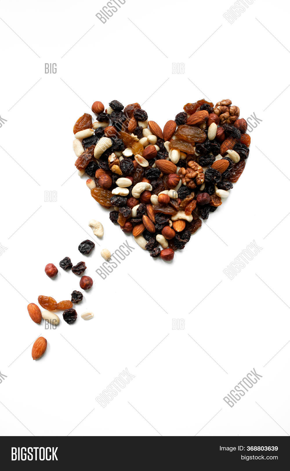Dried Fruit Heart. Image & Photo (Free Trial) Bigstock