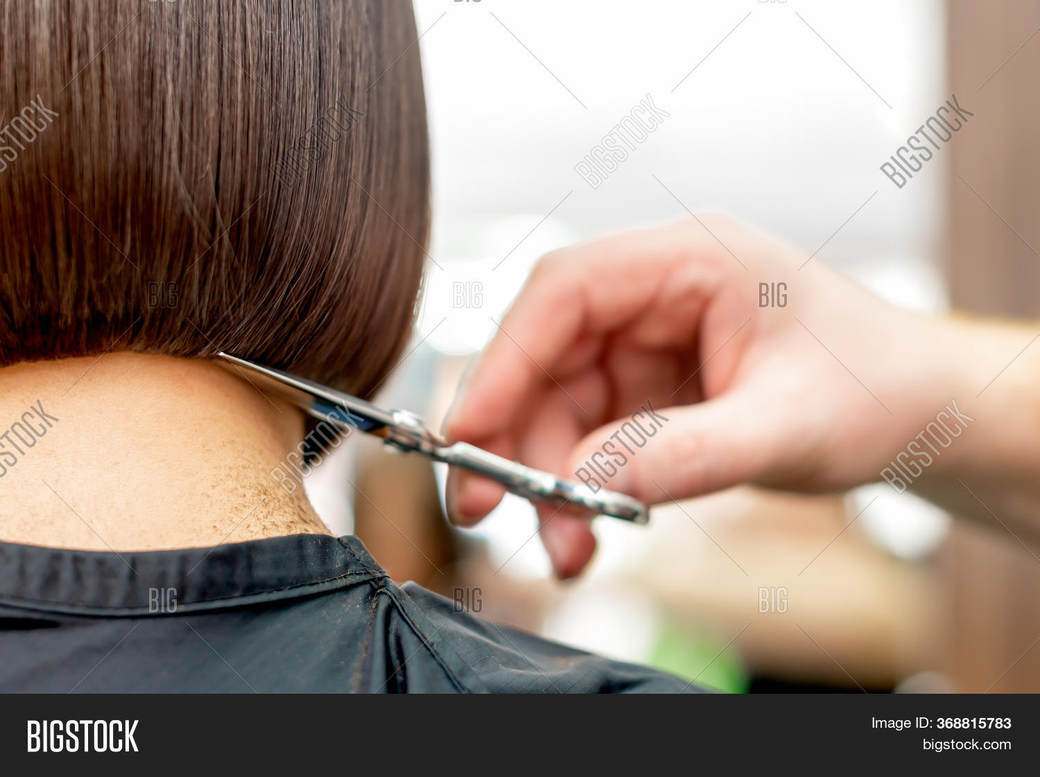 Hairdresser Cuts Hair Image & Photo (Free Trial) Bigstock