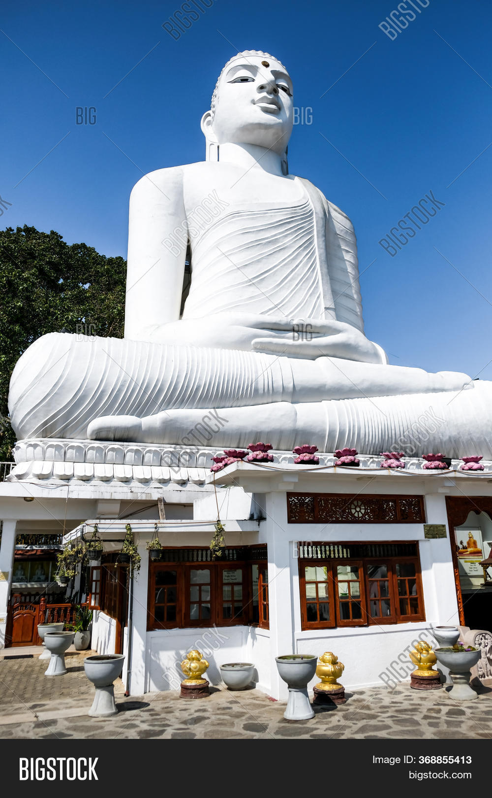 Giant White Buddha Image & Photo (Free Trial) Bigstock