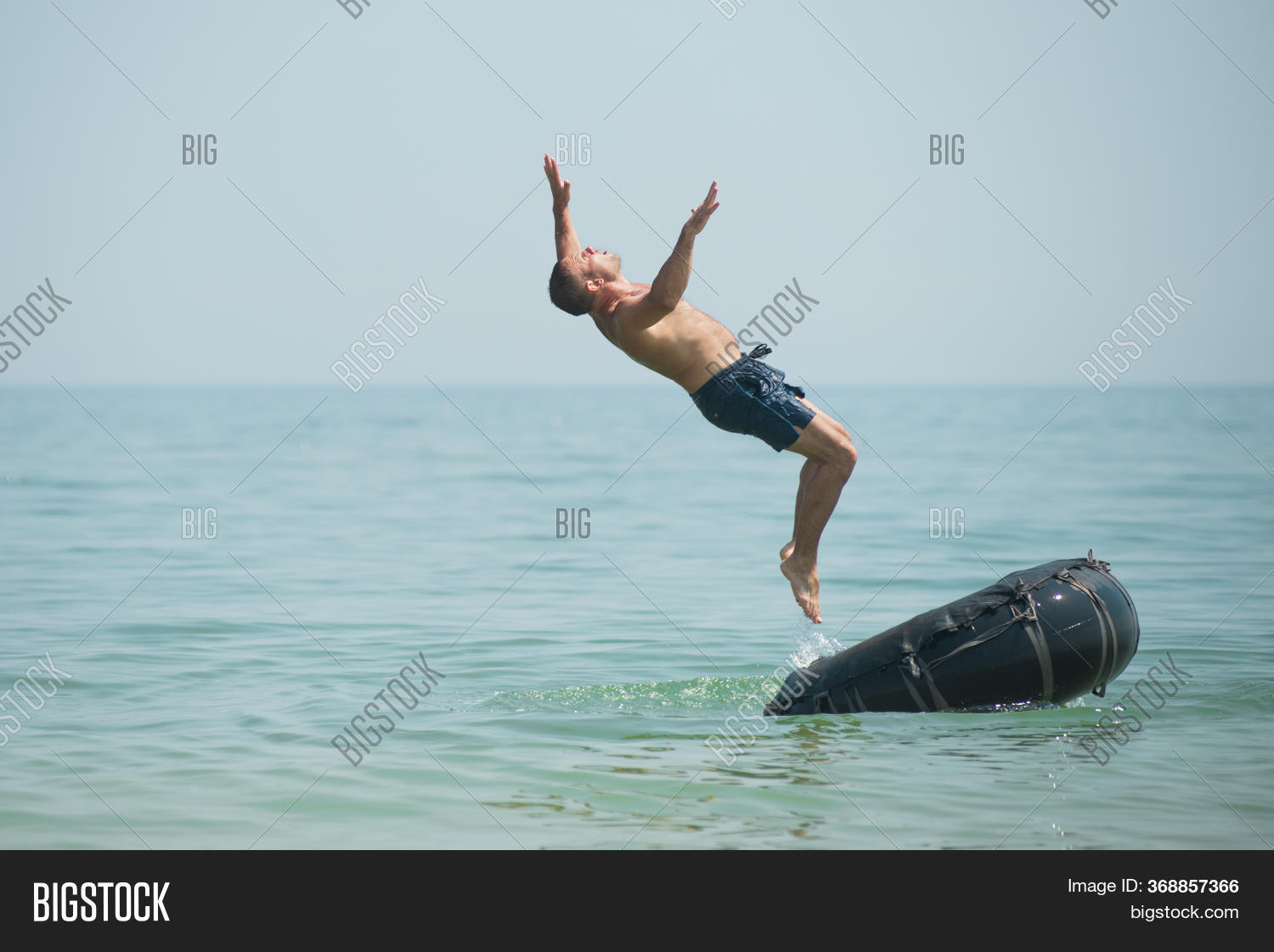 Man Jumps Inflated Image & Photo (Free Trial) Bigstock