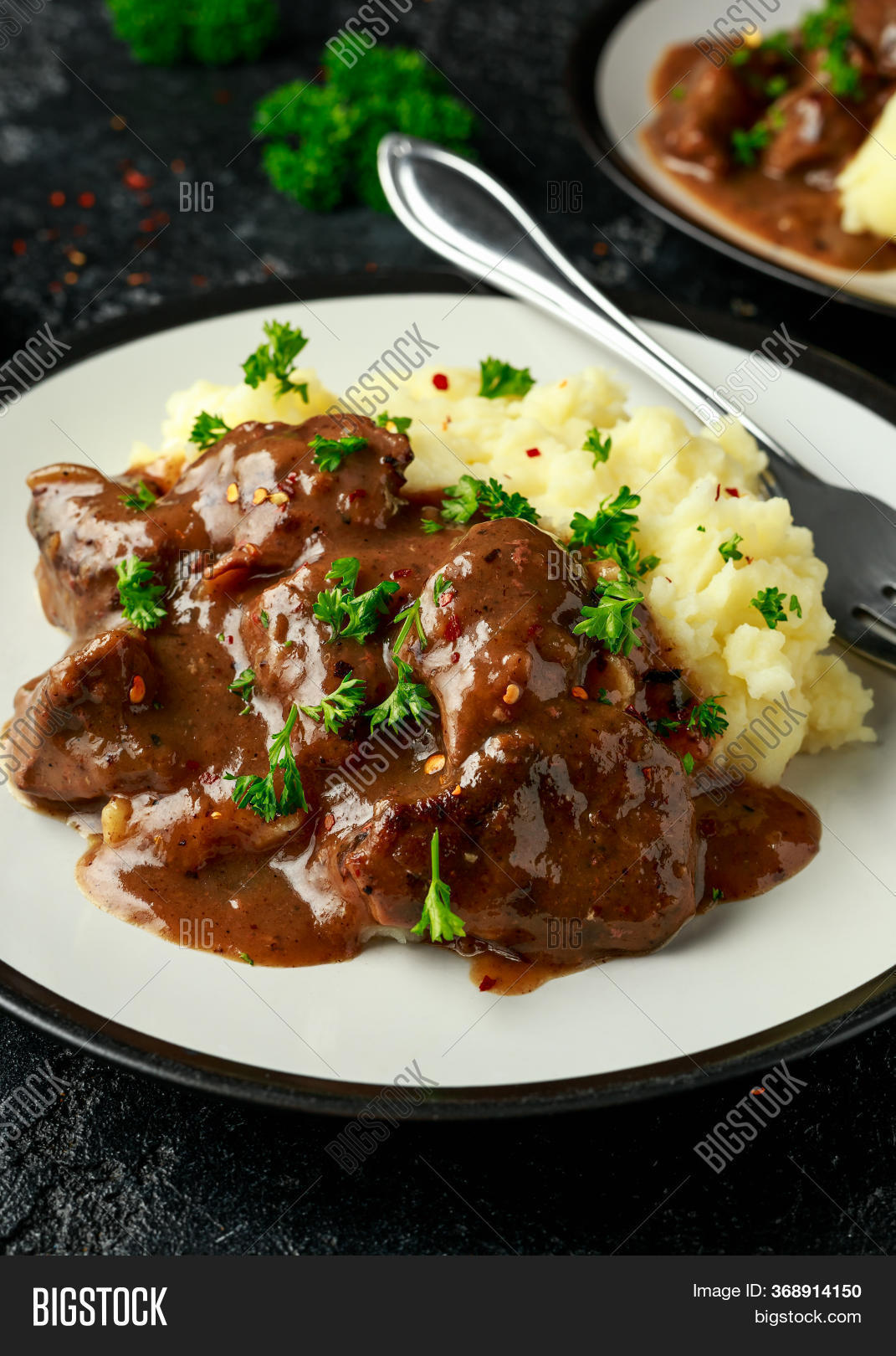 Fried Liver Gravy Image & Photo (Free Trial) Bigstock