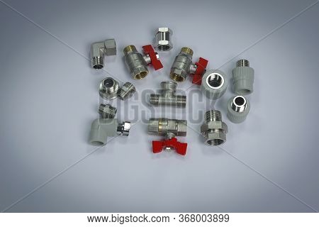 Components For Plumbing And Heating Systems, Fittings And Range Of Spare Parts For Hydraulic Communi