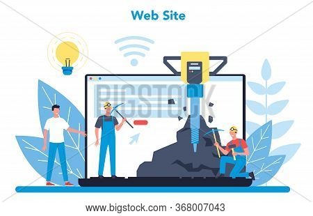 Coal Or Minerals Mining Online Service Or Platform.