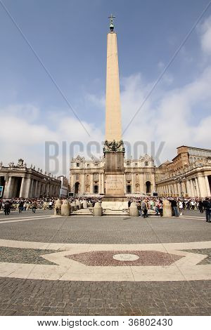 Piazza San Pietro (St Peter's Square) in Vatican