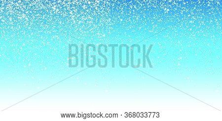 Seamless Realistic Falling Snow Isolated On Transparent Background - Stock Vector Illustration