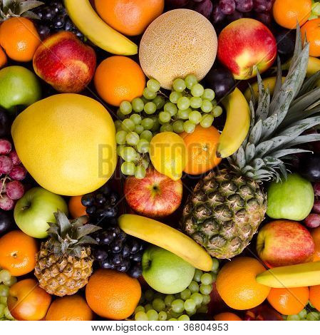 Stilleven Multifruit achtergrond