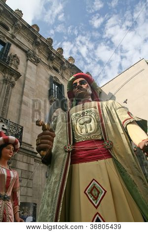Giants at La Mercè