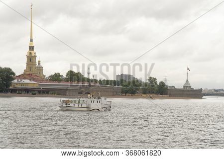 View Of The Neva From The Troitsky Bridge