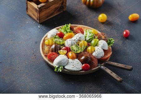 Healthy Salad With Mozzarella