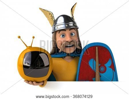 Fun gaulois - 3D Illustration