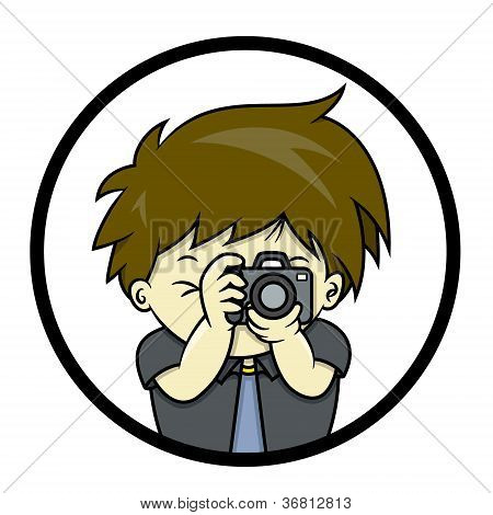 Fotograf se vyfotit s SLR