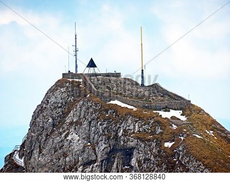 Alpine Peak Of Esel In The Swiss Mountain Range Of Pilatus And In The Emmental Alps, Alpnach - Canto