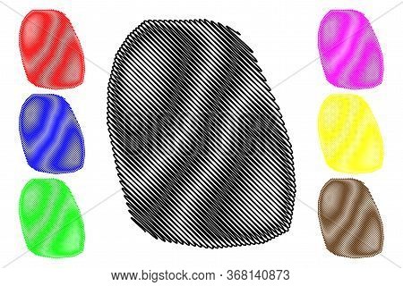 Ekibastuz City (republic Of Kazakhstan, Pavlodar Region) Map Vector Illustration, Scribble Sketch Ci