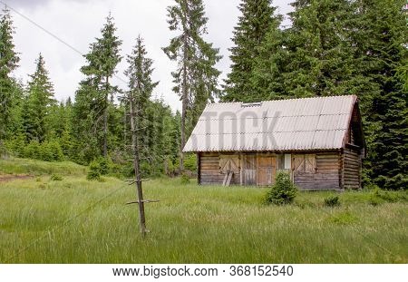 Remote Mountain Cabin In The Mountain During Lockdown