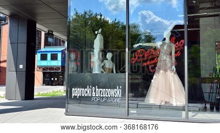Warsaw, Poland. 26 May 2020. Sign Paprocki & Brzozowski. Company Signboard Paprocki & Brzozowski.