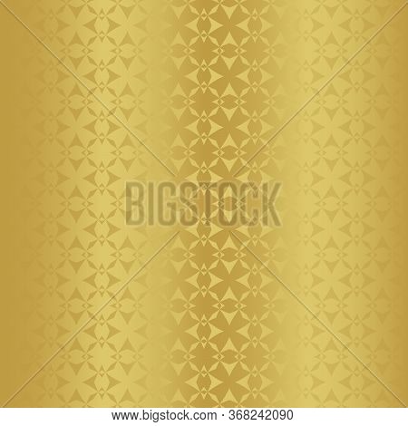 Golden Seamless Pattern As Imitation Metal Foil.
Background For Printing On Wrapping Paper. Gold Pap