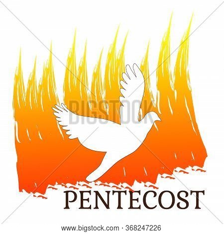 Pentecost Sunday Special, Typography For Print Or Use As Poster, Card, Flyer Or T Shirt