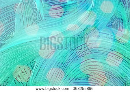 Soap Bubbles Background- Suds Liquid. Water Abstract- Pattern Te