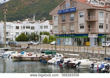 Turkey, Marmaris - 30 April, 2017: Port With Yachts Boats And Boats In The Touristic Eco-friendly Ci