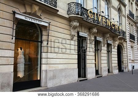Paris, France - July 20, 2011: Givenchy Company Headquarters And Flagship Store In Paris, France. Gi