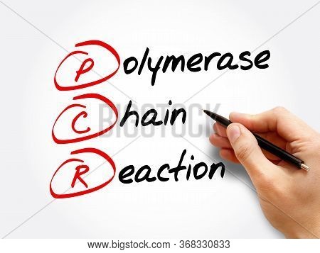 Pcr - Polymerase Chain Reaction, Acronym Health Concept Background