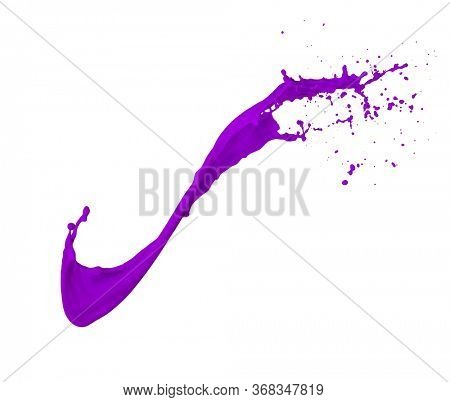 Violet Paint Splash Image & Photo (Free Trial) | Bigstock