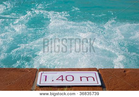 Detalje af swimmingpool