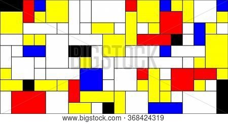 Checkered Geometric Abstract Pattern. Template For Your Design