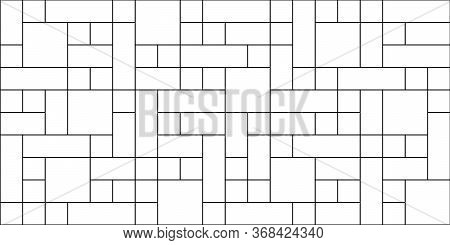 Checkered Geometric Abstract Pattern. Template For Your Design