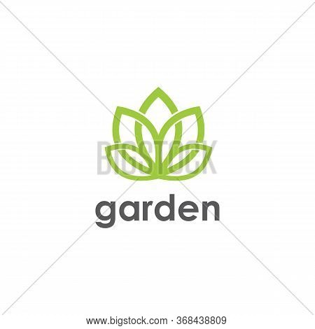 Garden Logo Vector And Natural,plant, Shape, Shovel