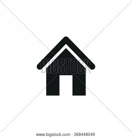 Home Icon.home Button Vector Illustration.home Icon Isolated On White Background.eps 10 Vector