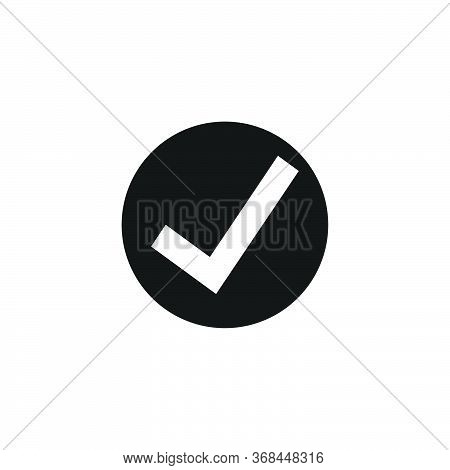 Check Mark Icon.to-do Works Vector Illustration.check Mark Icon Isolated On White Background. Eps 10