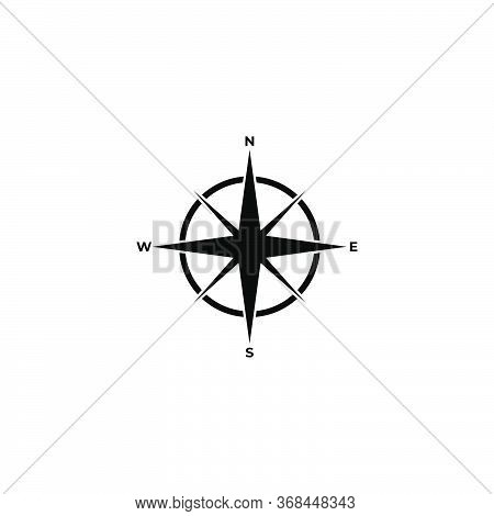 Compass Icon.navigation Sign.vector Illustration Of Compass Icon.compass Icon Isolated On White Back