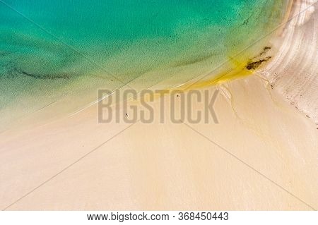Aerial View Of Beach, Castlegoland, By Portnoo In County Donegal - Ireland