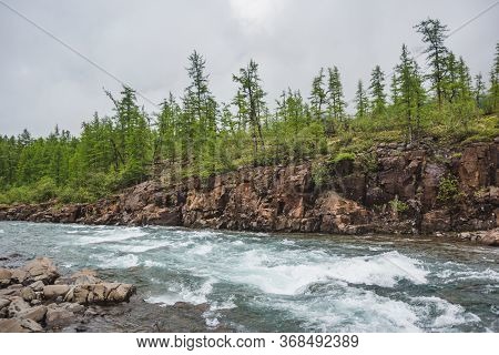 Hoisey River Of Putorana Plateau. Russia, Siberia