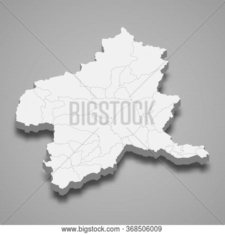3d Map Prefecture Of Japan Template For Your Design