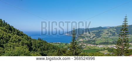 Walk On The Azores Archipelago. Discovery Of The Island Of Sao Miguel, Azores. Portugal. Furnas