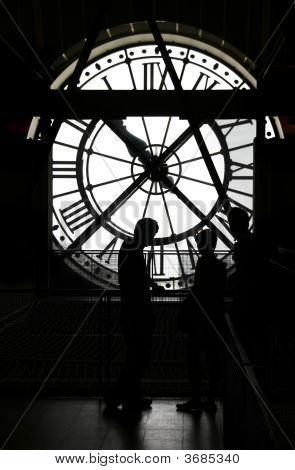 Orsay Museum Uhr Kontur